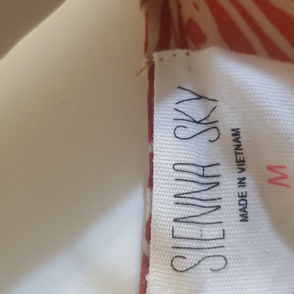 Sienna Sky Romper Red Orange Size Medium - Picture 7 of 12